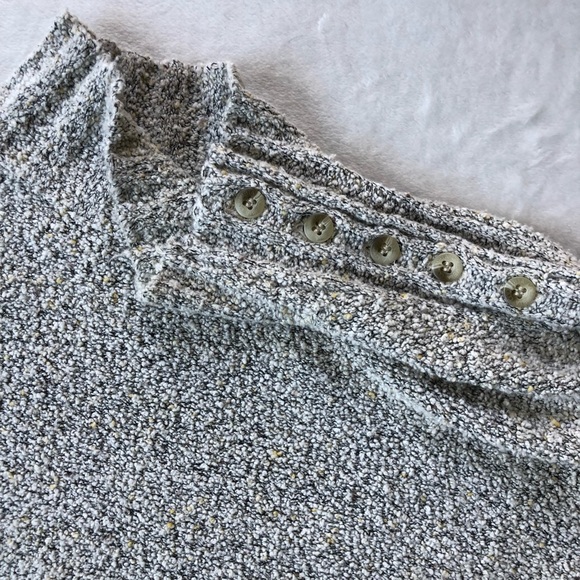 Columbia Marled Split Button Mockneck Sweater - Picture 4 of 8